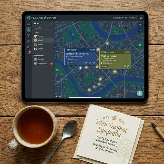 Scheduling and Route Optimization for Multi-Stop Pet Pickups